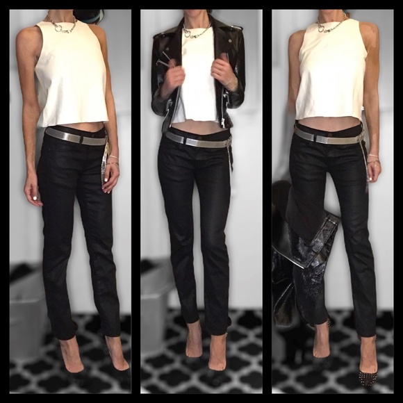 J brand leather shirt - Picture 1 of 6